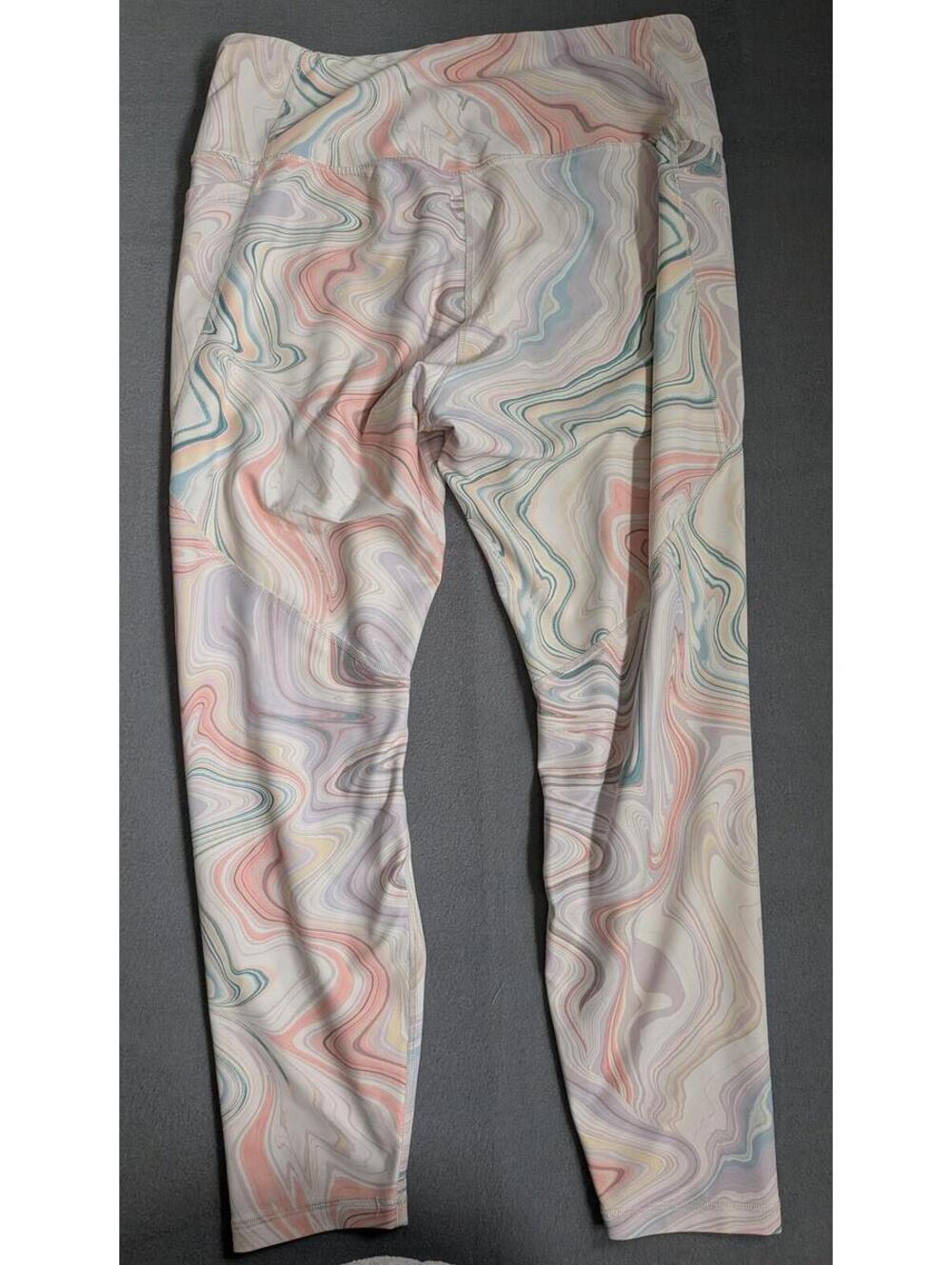 Old Navy Active Powersoft Workout Set Womens XL Multicolor High Rise Ankle - Picture 7 of 9